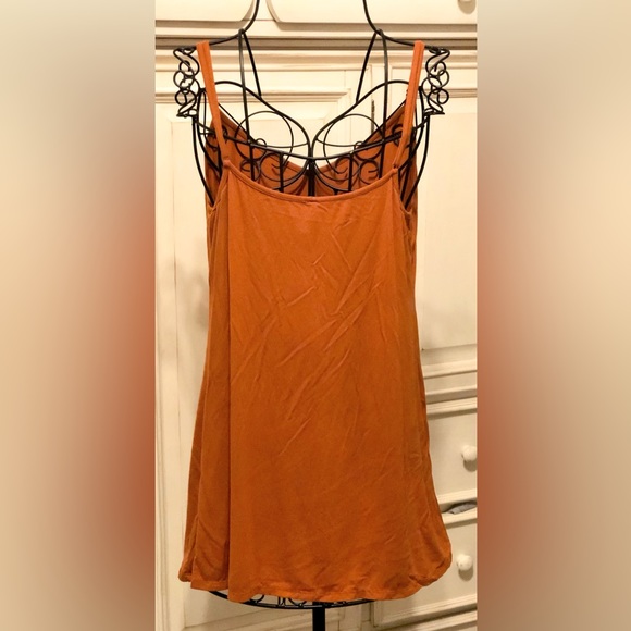 Coral Free People Adjustable Spaghetti Strap Shirt - Picture 5 of 5